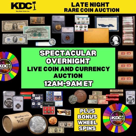 LATE NIGHT! Key Date Rare Coin Auction 25.5ON