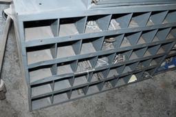 (3) 4 Compartment Parts Drawers, (1) 40 Compartment Parts Bin & (1) 12 Compartments Parts Bin