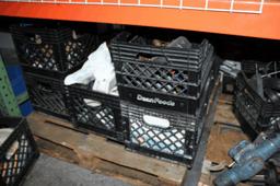 Contents of 2 Pallets in Milk Crates