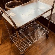 Stainless 2 Tier Utility Cart