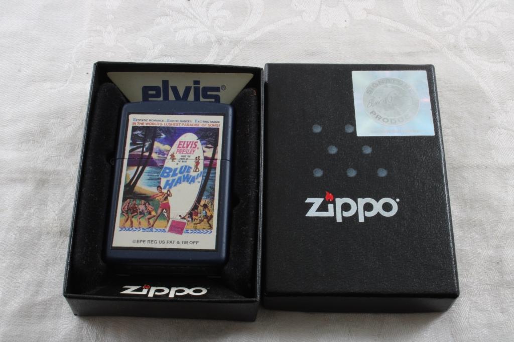 2013 Elvis Zippo Blue Hawaii New in Box