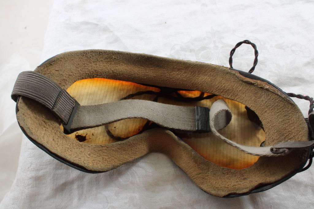 WW2 Era Polaroid Aviation Goggles #1065