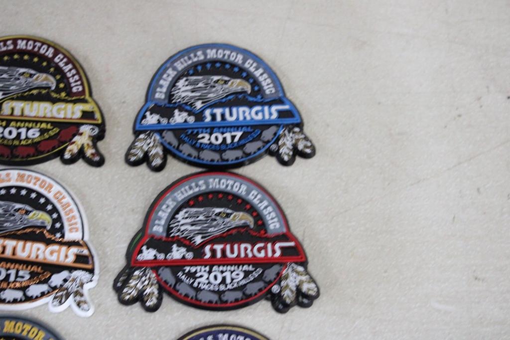 28 Yrs Motorcycle Sturgis Rubber Magnets