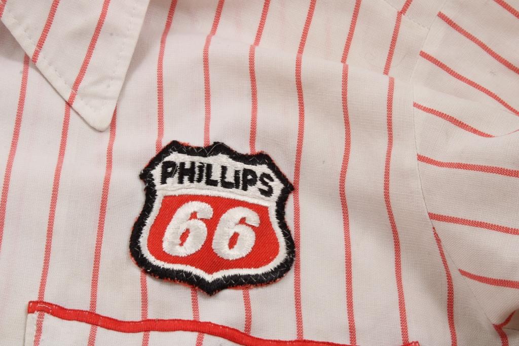 Phillips 66 Work Shirt w/ Patch Size 14-141/2