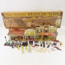 Marx Roy Rogers Western Town Play Set in Box