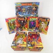 6 large X-Men action figures & danger room set NIP