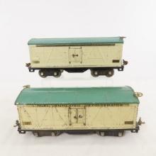 2 Standard ga Lionel Ventilated Refrigerator cars