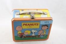1959 Peanuts Thermos Brand Metal Lunchbox