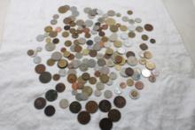 160 + Foreign Coins Ranging 1880's - 1970's