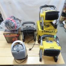 Portable Heaters, Electric & propane
