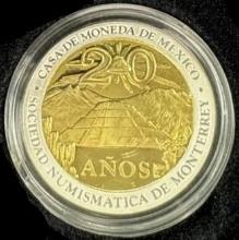 2010 Sociedad Numismatica de Monterrey [Mexico] Reunion de Presidentes commemorative medal
