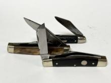 LOT OF 3 KNIVES INCLUDING BUCK CREEK, IDEAL, & BOKER