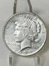 1924 PEACE SILVER DOLLAR