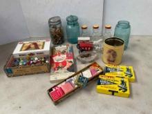 Jars, Marbles, Books, Matches, etc