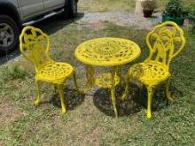 Yellow 3 Pc Patio Set