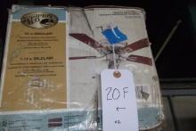 Hampton Bay "Biscay Bay 52" and Sinclair 44" Ceiling Fan lot of 2