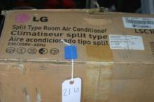LG Split Type Room Air Conditioner 230/208V 60Hz