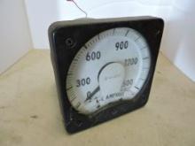 A-C AMPERES / Amp Meter / Style: 291B461A30 / Type: KA-241 / 25-200 Cycles