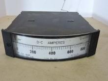 Westinghouse D-C AMPERES / Amp Meter / Type: HX 252 / Style: 606B624A27