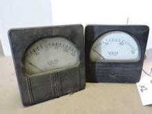 Pair of Westinghouse DC VOLTS Meters / 4099570A22