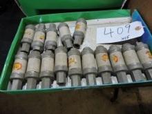 Lot of 15 - English Electric - 100 Amp HRC FUSES - 600V / 60 Cycle A.C.