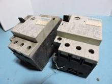 Pair of SIEMENS 3VU1300 - 1MK00 - Curcuit Breaker for Motor Protection up to 25A