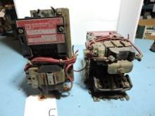 Pair of SQUARE 'D' - Lighting Contactor / Type SM0 12 / Coil # 31041-400-42