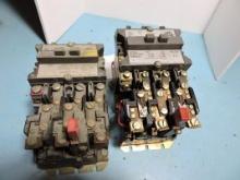 Pair of Westinghouse - Contactor - Cat. No. A200MACB / Style: 277A082G02 / 110V