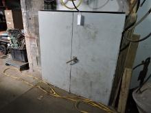 Metal 2 door Panel Box by Austin Co. 13 1/4 x 48 1/2 x 49