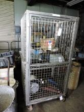 Large Aluminum Cage with opening door 41in x31in x 6ft