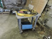 Arcair K4000 welding cable with cart