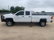 2017 Chevrolet Silverado Double Cab 2500 Pickup / 202,494 Miles / Located: Bryan, TX