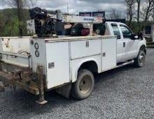 2013 Ford F350 4X4 Extended Cab Open Utility Body / Located: Clarksburg, WV