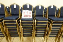 Blue Pattern Crown Back Banquet Chair (8)