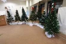 Christmas Tree Collecton W/Lights (9)