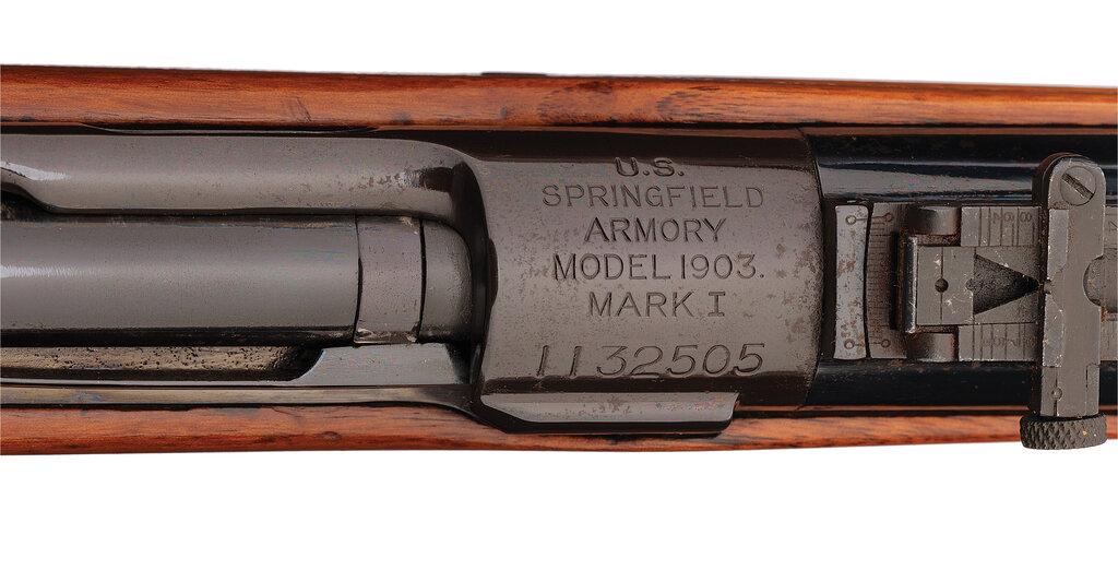 U.S. Springfield Model 1903 Mark I Bolt Action Rifle