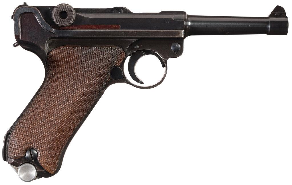 1941 Mauser "Eagle/L" Police Luger with Extra Magazine