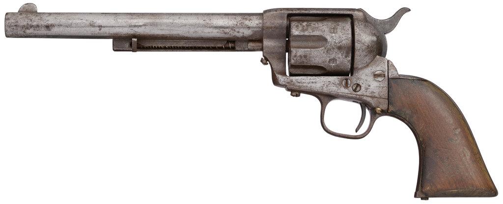Cavalry Model Colt Single Action Army Revolver with Kopec Letter