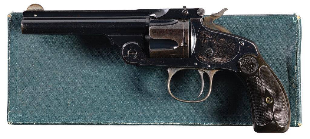 Smith & Wesson .38 Single Action Third Model Revolver with Box