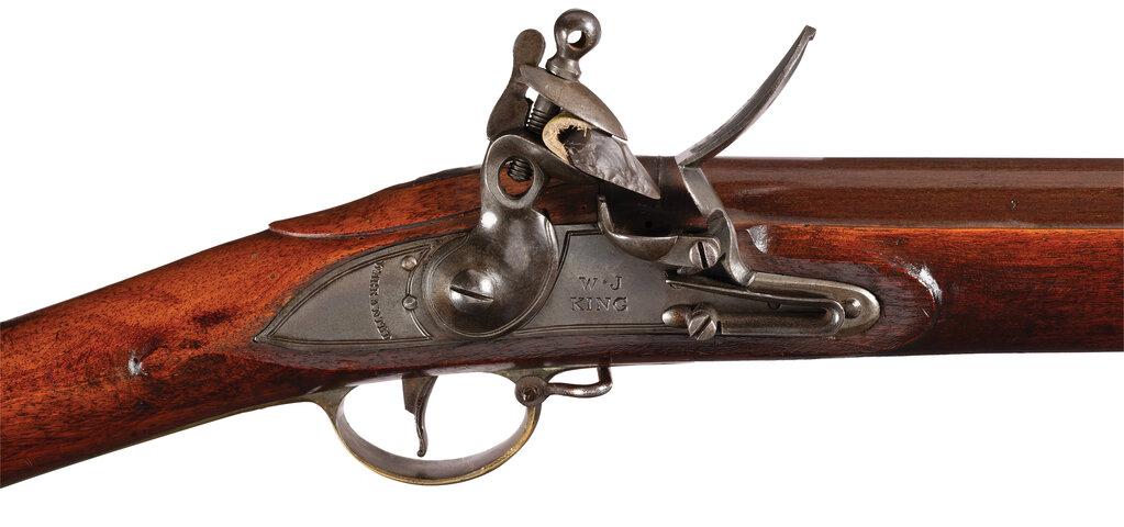 British W.J. King Third Model Brown Bess Flintlock Musket