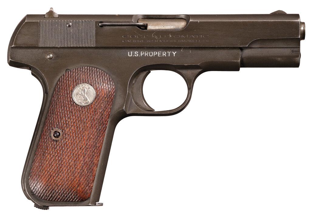 World War II U.S. Colt Model 1903 Pocket Hammerless Pistol