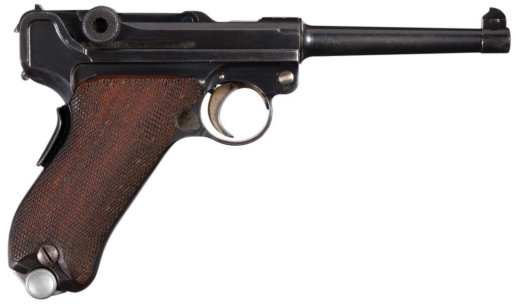 Mauser 1935/06 Portuguese Republican National Guard Luger Pistol