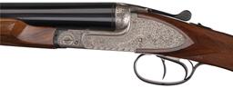 Engraved Vincenzo Bernardelli Sideplated Boxlock Double Barrel Shotgun