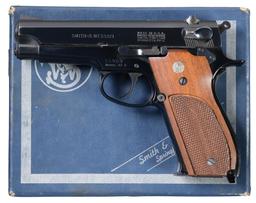 Smith & Wesson Model 52-A 38 AMU Semi-Automatic Pistol with Box