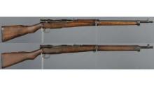 Two Japanese Military Bolt Action Rifles