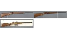 Three Bolt Action Long Guns