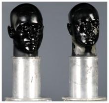 Two Anthropometric Analogous Mannequin Headforms