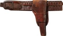 J.F. Foote, Wyoming Territory Cartridge/Money Belt with Holster