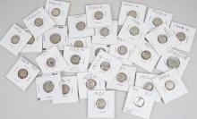 30 - Roosevelt Silver Dimes; Various Dates/Mints