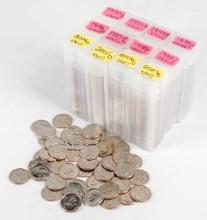 12 Containers of Uncirculated Dimes; 1990-2007